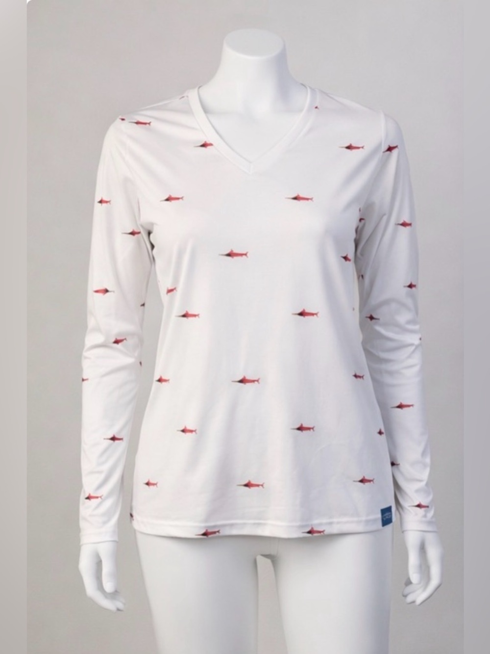 NWOT Aftco American Flag Fish UPF 50 Fishing Performance Shirt RARE
